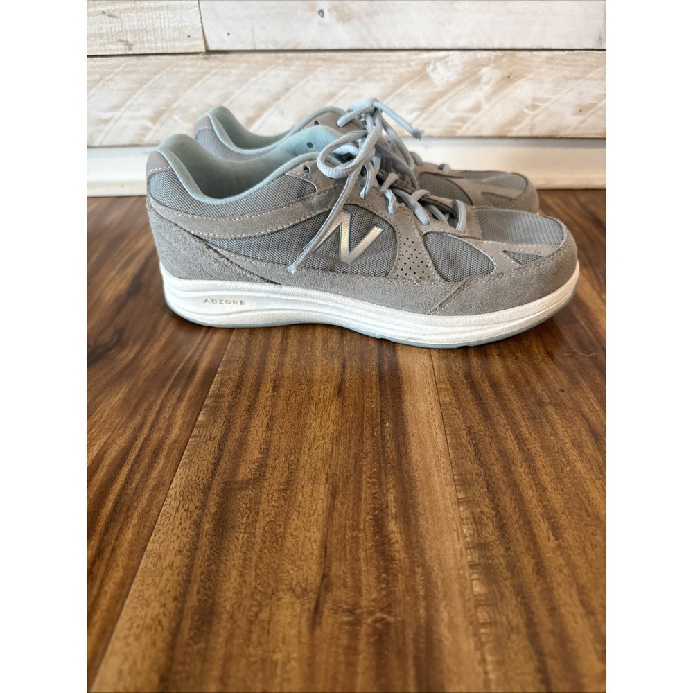 New Balance USA 877 Gray Womens Walking Shoes Size 9.5 (2E)  Fast Shipping